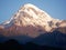 Cminda Sameba Monastery and Kazbek mountain seen from Stepancminda