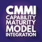 CMMI - Capability Maturity Model Integration acronym, technology concept background