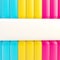 Cmyk abstract background made of stripes