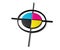 CMYK color target