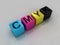 CMYK cubes