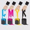 CMYK - Cyan Magenta Yellow And Black The Offset Printing