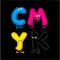 CMYK - funny letters