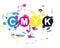 CMYK ink splat