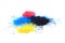 Cmyk toner powder (cyan, magenta, yellow, black)