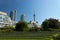 CN Tower seen from the Music Garden.