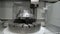 CNC milling machine produces a large part machining.