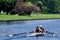 Co-ed Tandem Rower On Lincoln Park Lagoon #2