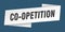 co-opetition banner template. co-opetition ribbon label.