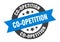 co-opetition sign. co-opetition round ribbon sticker. co-opetition