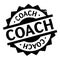 Coach rubber stamp