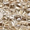 Coach-type shiny golden foil screed tightened with buttons. Quilted upholstery backdrop. Soft background seamless texture