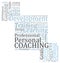 Coaching word cloud