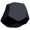 Coal black mineral resources. Pieces of fossil stone. Polygonal shape. Black rock stone of graphite or charcoal. Energy