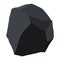 Coal black mineral resources. Pieces of fossil stone. Polygonal shape. Black rock stone of graphite or charcoal. Energy