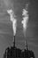 Coal burning plant