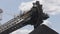 Coal conveyor belt/loader closeup