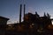 Coal Fired Power Station at Dusk