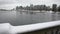 Coal Harbor Snow, Vancouver 4K. UHD