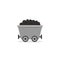 Coal icon. Clipart image