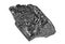 Coal isolated on a white background. Anthracite coal