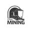 Coal mining trolley, mine factory heavy industry