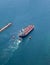 Coal Ship leaving port - Newcastle Australia