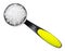 Coarse sea salt in measuring tablespoon cutout