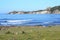 The coast of Abba Druche, in background Argentina tower