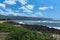 The coast along Waialua, North Oahu, Hawaii