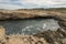 The coast in the bassa cove of San Antonio, Ibiza