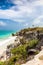 The coast and beach of Tulum, Yucatan, Mexico