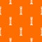 Coast beacon pattern vector orange