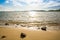 Coast of Cuxhaven in Germany in Autumn