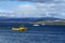 Coast guard boat in Ushuaia Harbor