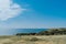 The Coast Guard Cottages and Seven Sisters Chalk Cliffs just outside Eastbourne, Sussex, England, UK.