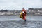 Coast Guard crew water rescue training