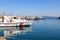 Coast guard in the harbour of Porto Santo Stefano, Italy