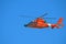 Coast Guard Helicopter Patrolling Southeast Florida Coast