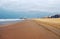 Coast in The Hague, Netherlands in autumn