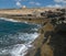 Coast of the island of Gozo Malta, Dwejra Tower