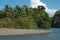 Coast at La Sirena station in Corcovado National Park on peninsula Osa in Costa Rica