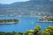 Coast landscapes near Kardamili town at Messinian Bay, Greece