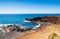 Coast of Lanzarote, El Golfo beach, Canary Islands