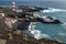 Coast with lighthouse and saltpans, Fuencaliente,
