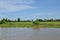 Coast of Mekong River phnom Phen Cambodia Sunny day