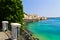 Coast of Ortigia island at city of Syracuse, Sicily