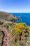 Coast path between zennor and st ives in cornwall england uk