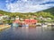 Coast in Petty Harbour at sunset, Newfoundland, Canada