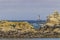 Coast with Phare du Four near Argenton in Brittany, France